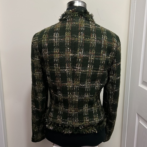Allen Schwartz Tweed Classy Chic Coat Jacket Size Small - Picture 7 of 13